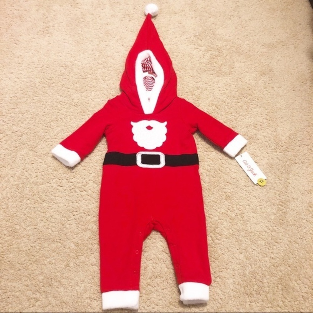 NWT Santa clause onesie